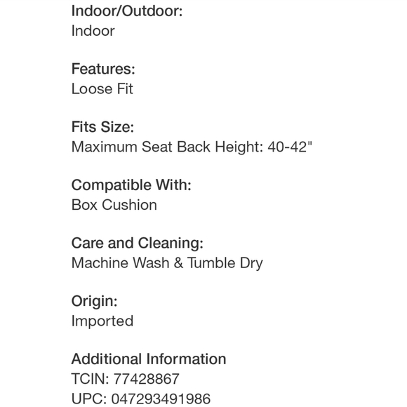 Sure Fit Other Sure Fit Farmhouse Basketweave Dining Room Chair